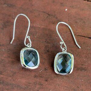 Topaz Sterling silver earrings